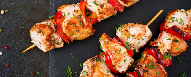 Grilled Chicken Skewers